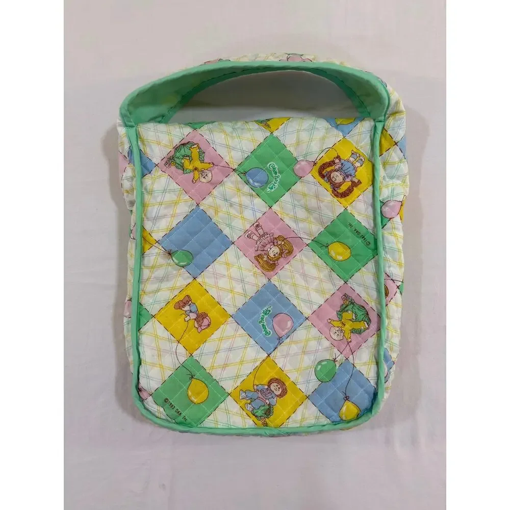Vintage 1983 Cabbage Patch Kids Quilted Diaper Bag